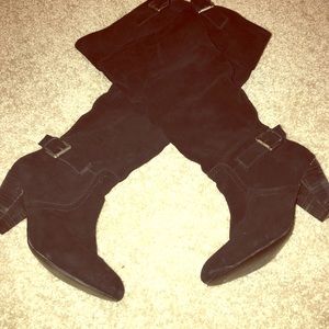 Knee High Suede Boots